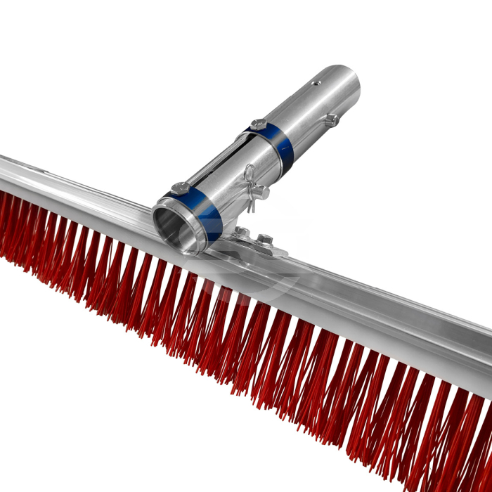 The Marion Brush Chameleon range of concrete texture hard red range. This brush is used to create a textured grip on concrete during the finishing stage. Available from Speedcrete, United Kingdom.