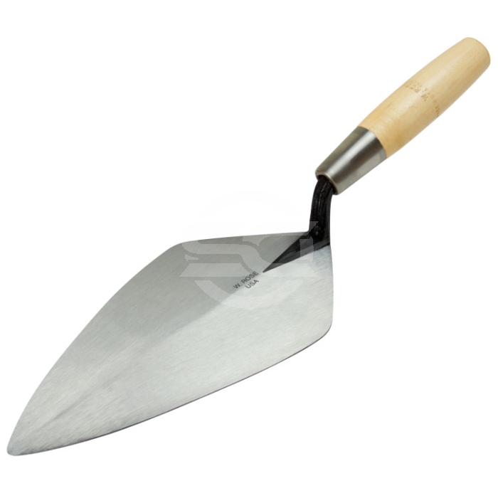 W.Rose Wide London Brick Trowel 10 x 5-1/2" with Wooden Grip.
Each high quality brick trowel is hand made from a single piece of forged steel using the W.Rose method, each blade is hand polished for comfort and flexibility. W.Rose Wide London Brick Trowel 10 x 5-1/2" with Wooden Grip.
Each high quality brick trowel is hand made from a single piece of forged steel using the W.Rose method, each blade is hand polished for comfort and flexibility.