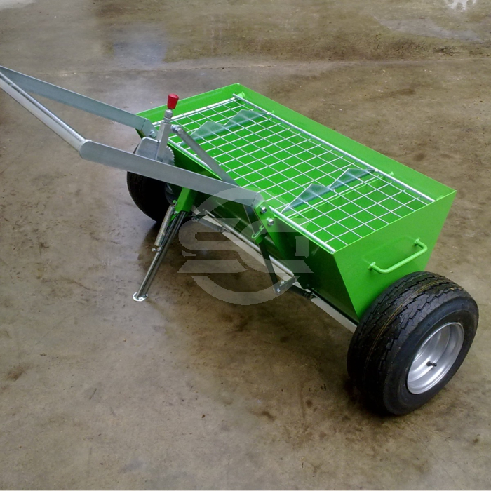 Topping spreader available from Speedcrete, United Kingdom.