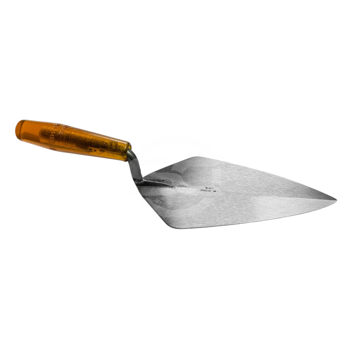 W.Rose Wide London Brick Trowel 8-1/2 x 5-3/8" with Plastic Grip. Available in the United Kingdom via Speedcrete brick tools specialist and online shop. W.Rose Wide London Brick Trowel 8-1/2 x 5-3/8" with Plastic Grip. Available in the United Kingdom via Speedcrete brick tools specialist and online shop.