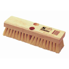 10" x 3" Large Heavy Duty Acid Resistant Brush. This versatile brush features long-wearing white tampico fibers perfect for applying coatings, rough scrubbing, and acid cleaning.