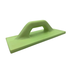 This heavy duty float is used for smoothing concrete and finishing in a scrubbing action. The integrally moulded D handle feels comfortable in the hand and this lightweight trowel is easy to clean. Also known as Emir Floats. Available from Speedcrete, Uni