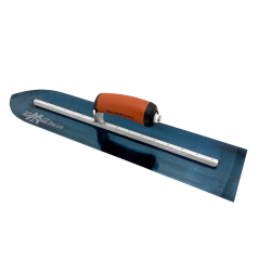 Pointed Concrete Finishing Trowels Blue Steel. These hand tools are used on concrete and resin bound projects as finishing tools. Soft grip handle.