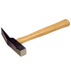W.Rose brick hammer. This professional masonry tool has 24 oz. head to provide force when chipping away at stone and brick. Available from Speedcrete, United Kingdom.