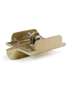 Bronze Groover Side Rail 6" x 4 1/2" 1"D 1/4" R