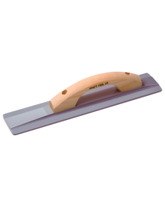 18" x 3-1/4" Square End Magnesium Hand Float with Wood Handle