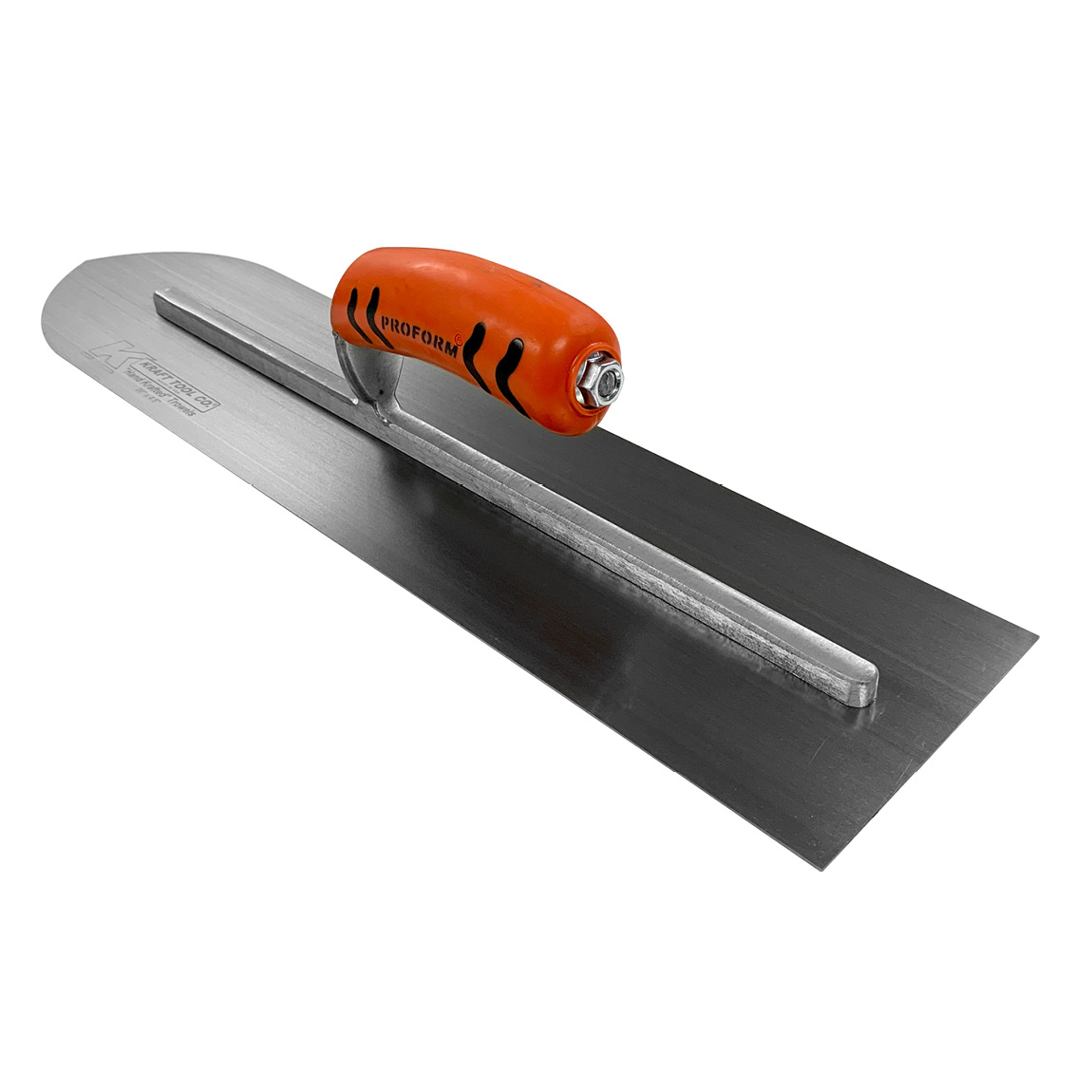 20" x 4-1/2" Carbon Steel Pointed Sword Trowel with ProForm® Handle