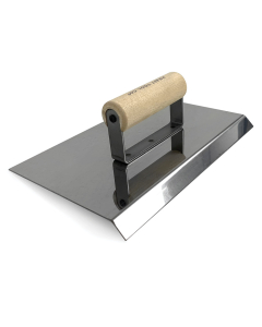 Chamfer Tool with Wood Handle 10" x 6" 3/4"R Stainless Steel