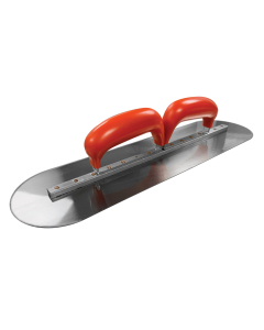 Resin Double Handle Duo Trowel Fat 450mm x 125mm Rnd Rnd