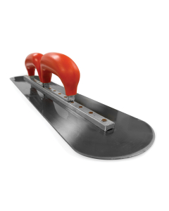 Resin Double Handle Duo Trowel Fat 500mm x 125mm Rnd Rnd