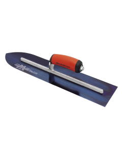 Pointed Concrete Finishing Trowel Blue Steel 18 inch