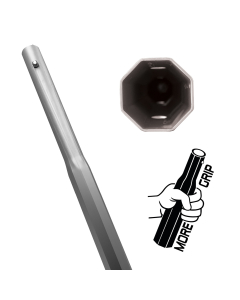 Octagon Handle Swaged 6ft 35mm