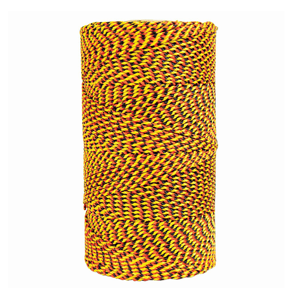 W.Rose™ Super Tough Bonded Braided Orange, Black & Gold Nylon Mason's Line - 685'