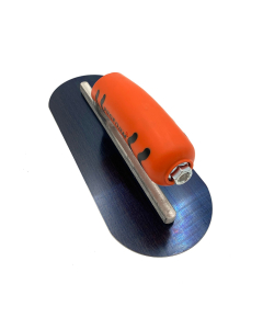 250mm x 100mm Rnd/Rnd - Blue Steel Concrete Trowel