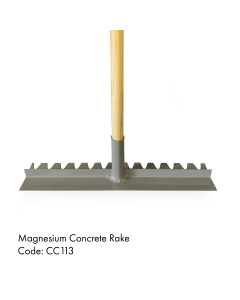 Magnesium Dual Edged Concrete Rake