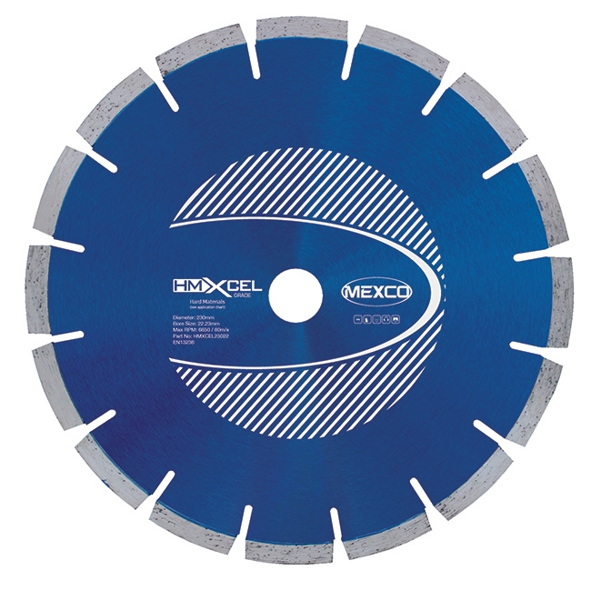 230mm Mexco Xcel Hard Material Blade