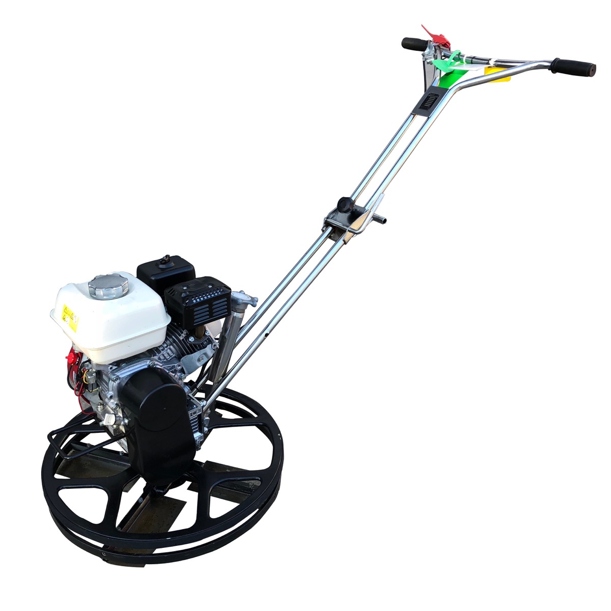 For edge power floating, the Moskito 24 is a manual starter petrol Honda engine. Avail to hire from Speedcrete, United Kingdom. Concrete flooring specialists.