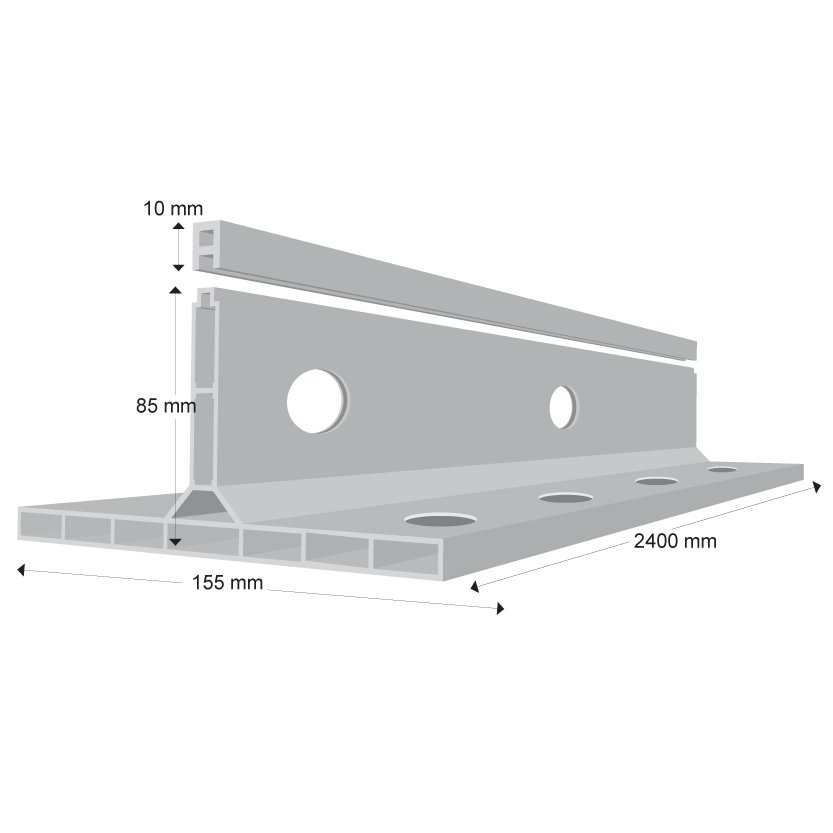 K FORM K85 Screed Rail