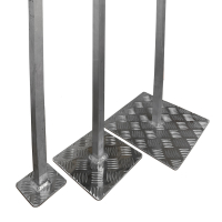 Three sizes of laser staff to choose from. Speedcrete, United Kingdom concrete product suppliers.