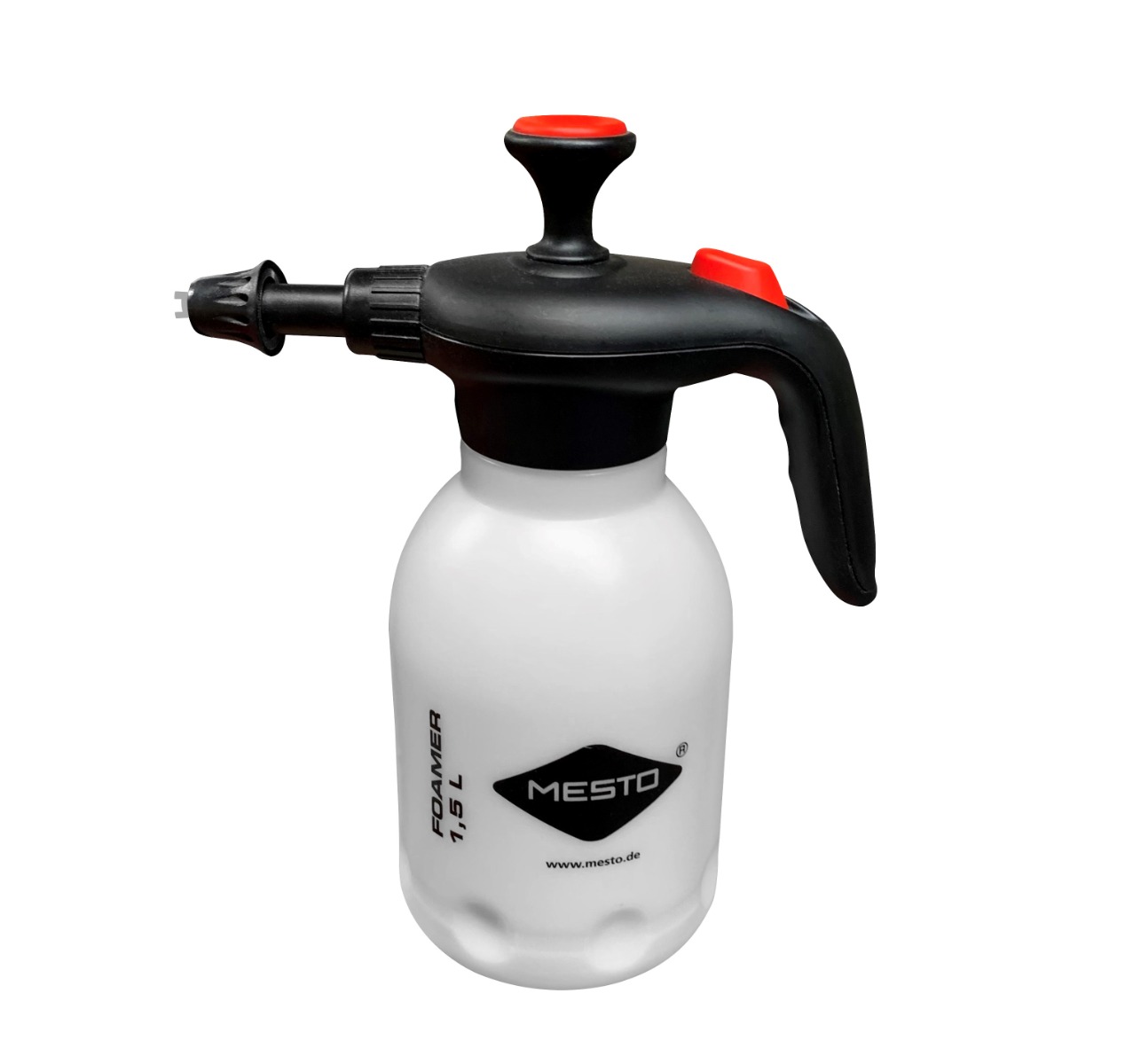 Turn cleaning liquids into foam with the 1.5 Ltr capacity Mesto Foamer supplied by Speedcrete.