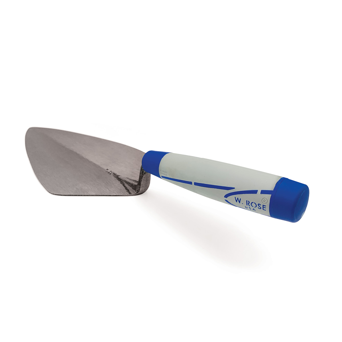 W.rose London narrow trowels are masonry professional standard brick trowels made from a single piece of forged steel. Available in the United Kingdom via Speedcrete.