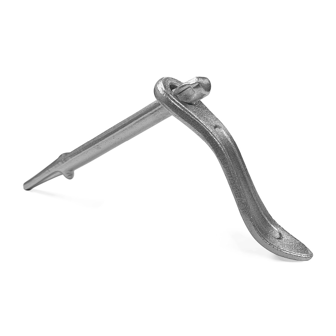 Dutch pins are used by plasterers and bricklayers to temporarily hold wooden battens, profiles or feather edges in place. Also known as a spare man, extra man or masonry clamp, this simple tool is easy to use. The pointed end of the shank can be hammered 