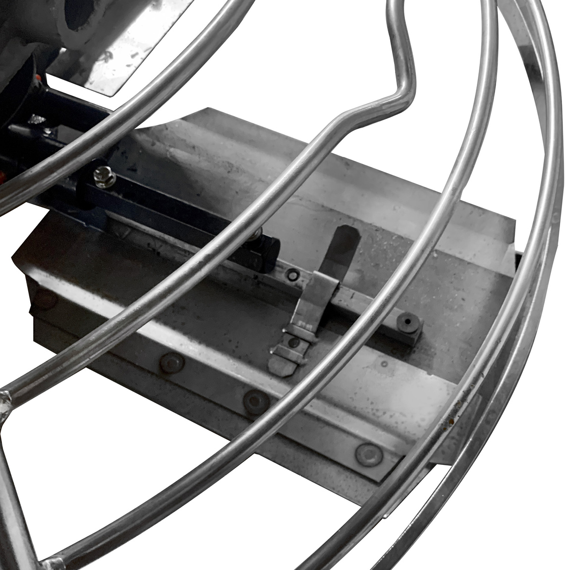 Concrete float blade shoes are used to as a concrete finishing tool. These can be slipped onto the ride-on power trowels blades as a replacement for pans. Available from Speedcrete.