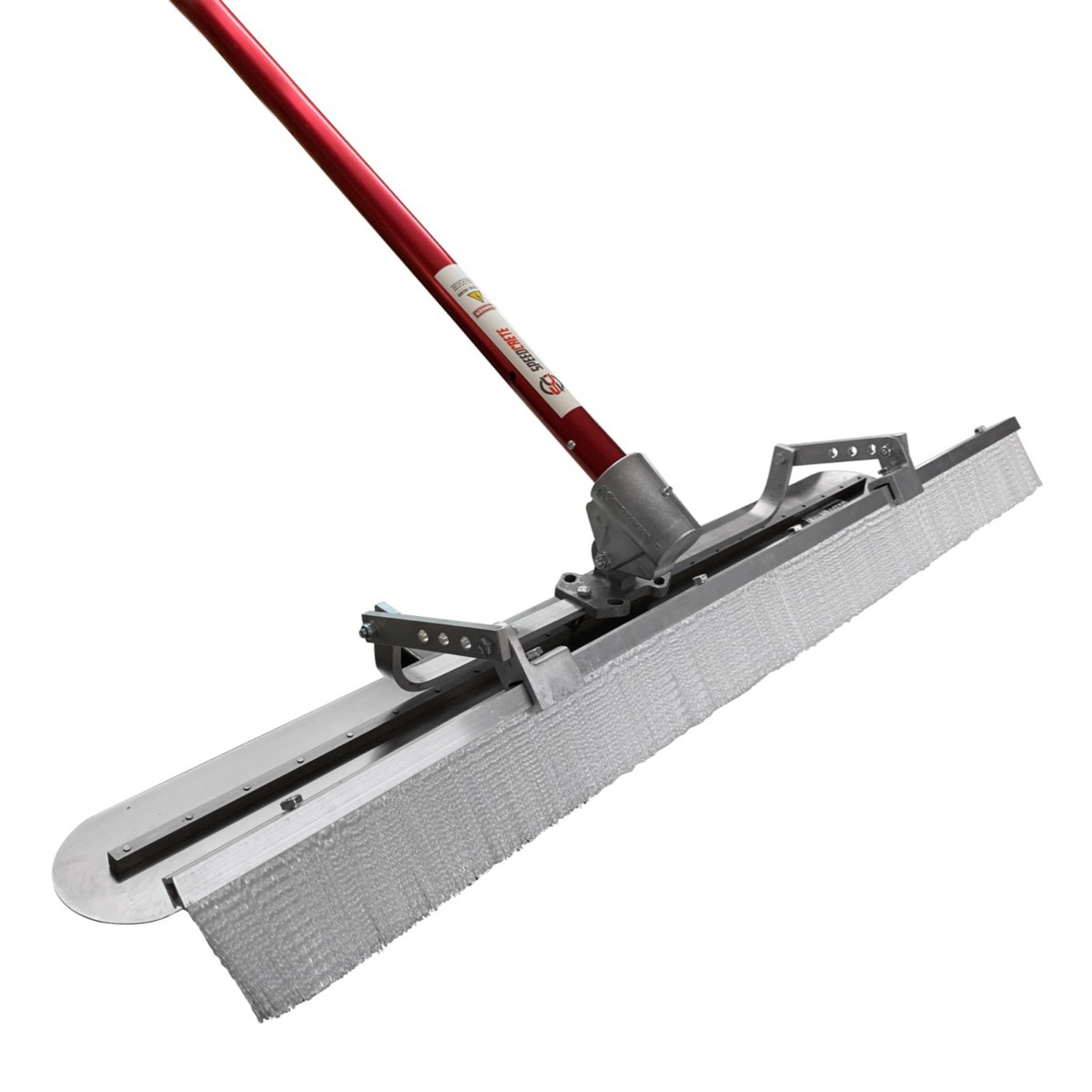 Polybristle Brush for texturing concrete. These brush heads are available in various texture strengths to suit your application. Available via Speedcrete, United Kingdom.