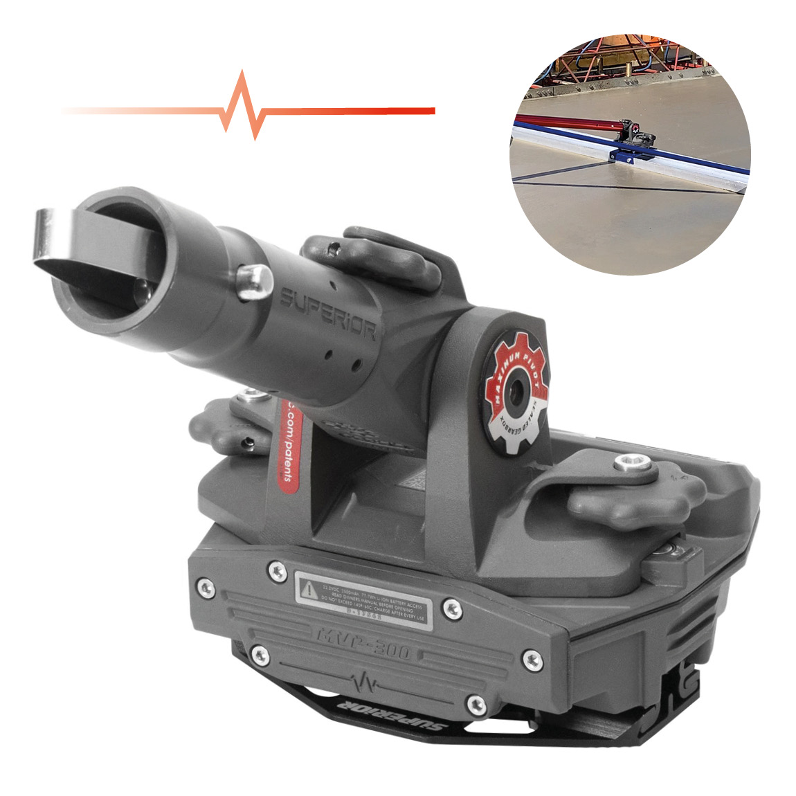 The Gen3 MagVibe immediately turns concrete floats into vibrating floats. This concrete vibration gear utilises high frequency vibration at the float which can be controlled via remote control. It has three speeds for optimal vibration control.