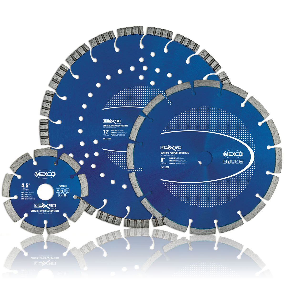 The GPX – General Purpose diamond blade provides the user with excellent cutting characteristics in the majority of non-abrasive construction products used in the UK.