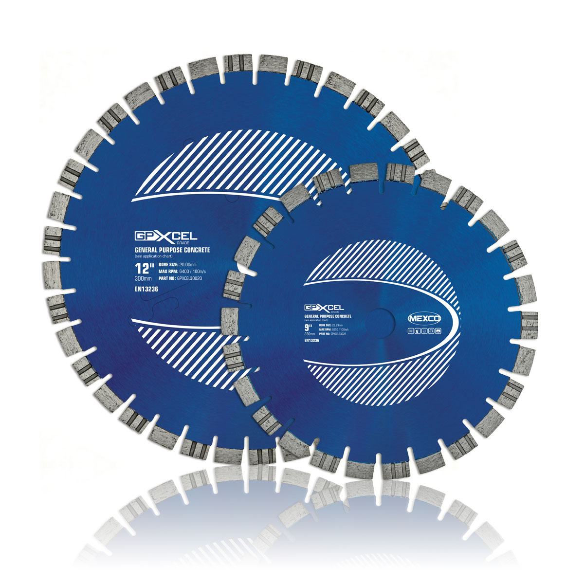 The GPX range of diamond blades have been specifically designed for cutting a wide range of general purpose building materials. Available from Speedcrete, United Kingdom.
