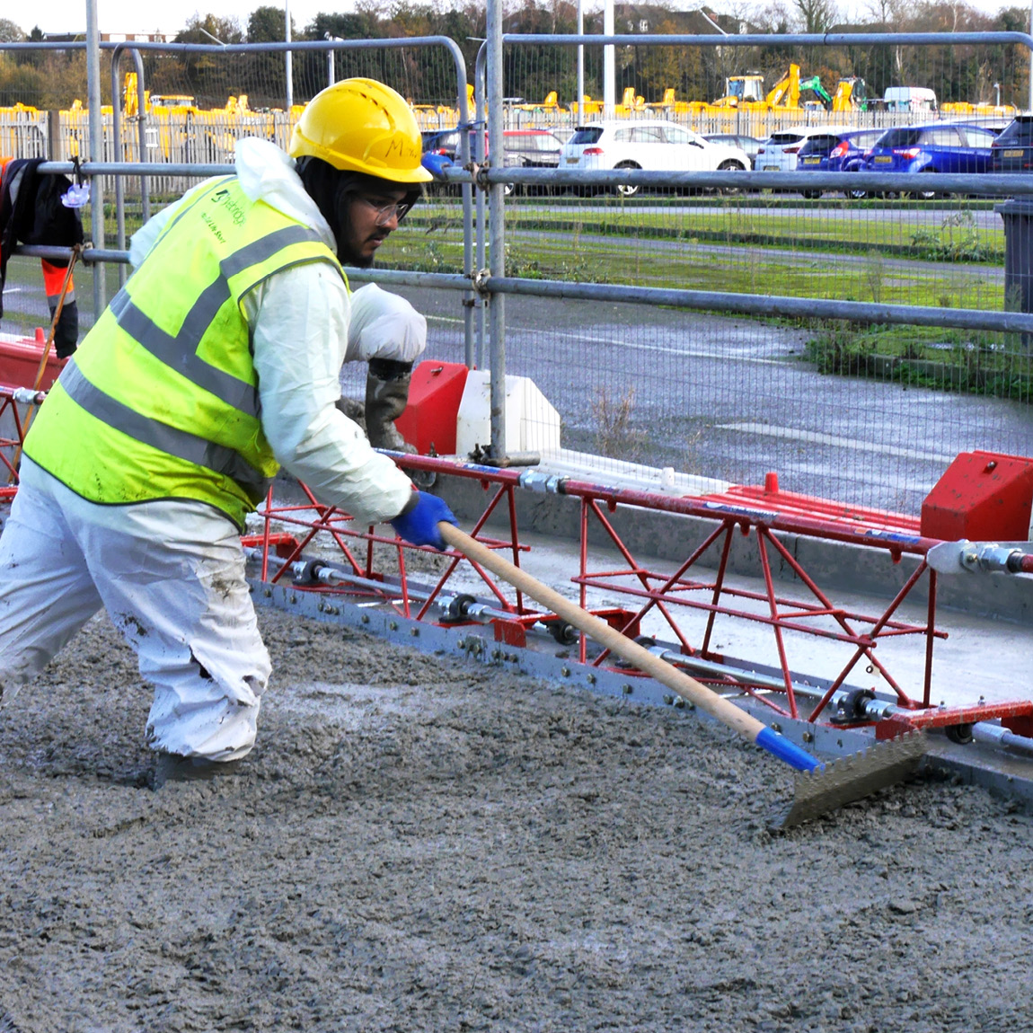 Heavy Duty Concrete Rake