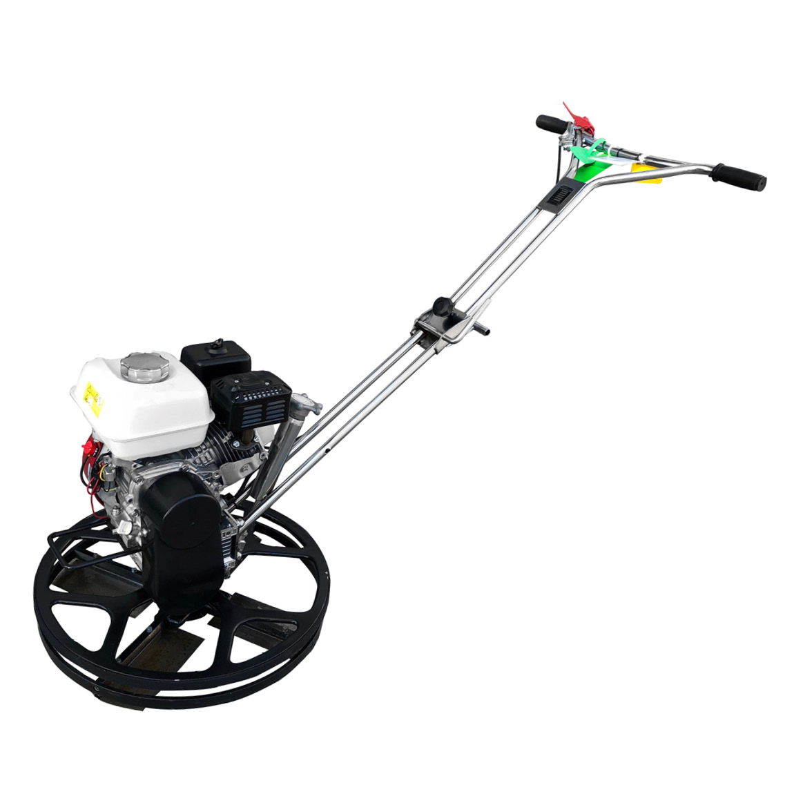 The 4 blade edging trowel is used by concrete professionals to pan and blade finish the edges of concrete slabs at the initial curing stage. Available to hire from Speedcrete, United Kingdom.