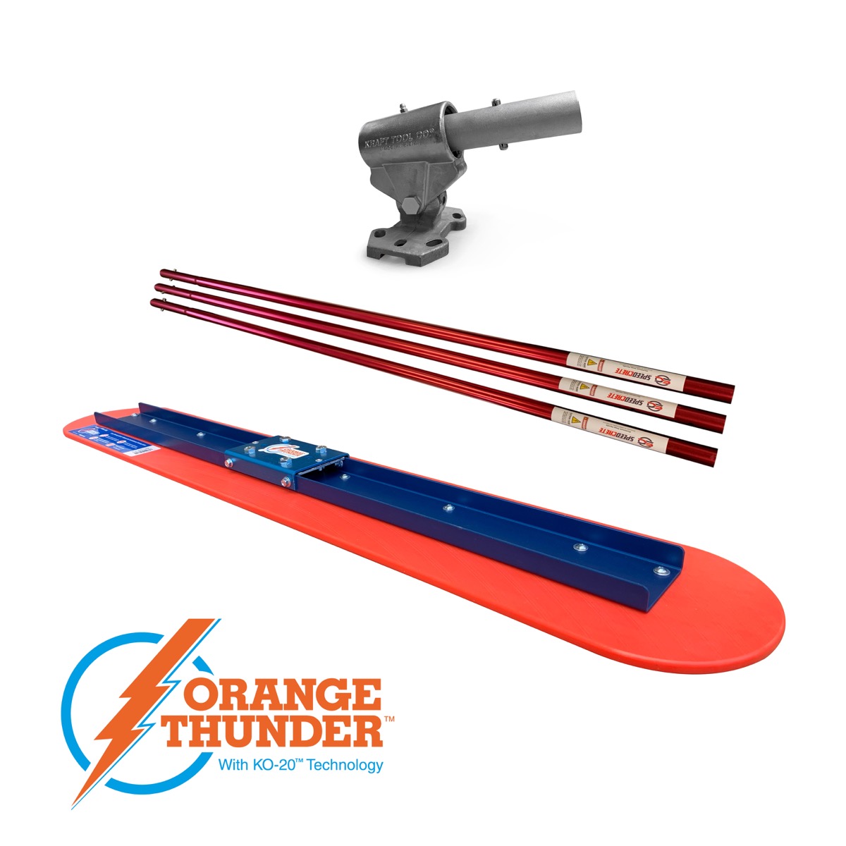3FT Orange Thunder Bull Float Kit