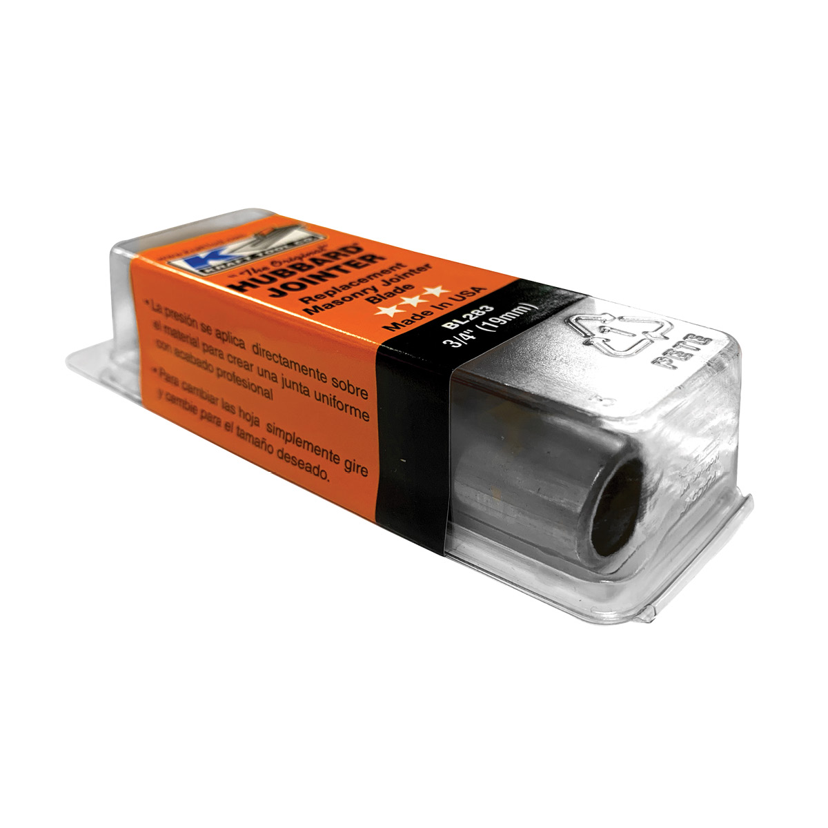 Replacement barrel, blade for the Hubbard brick jointer. Available from Speedcrete, United Kingdom.
