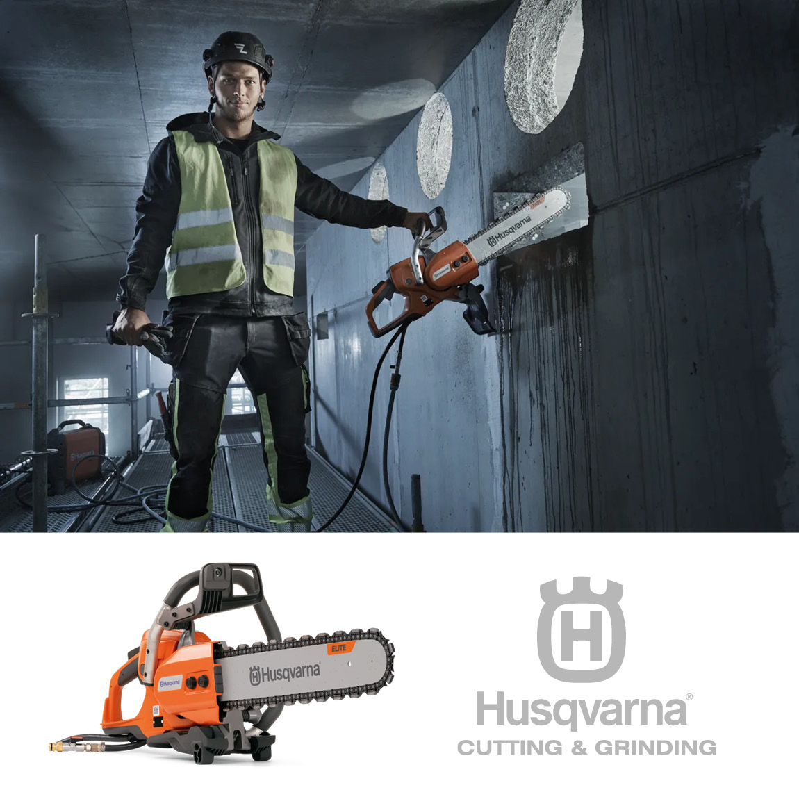 K 7000 Chain is equipped with high frequency PRIME™ technology, making it a very powerful electric concrete chainsaw. Available from Speedcrete, United Kingdom.