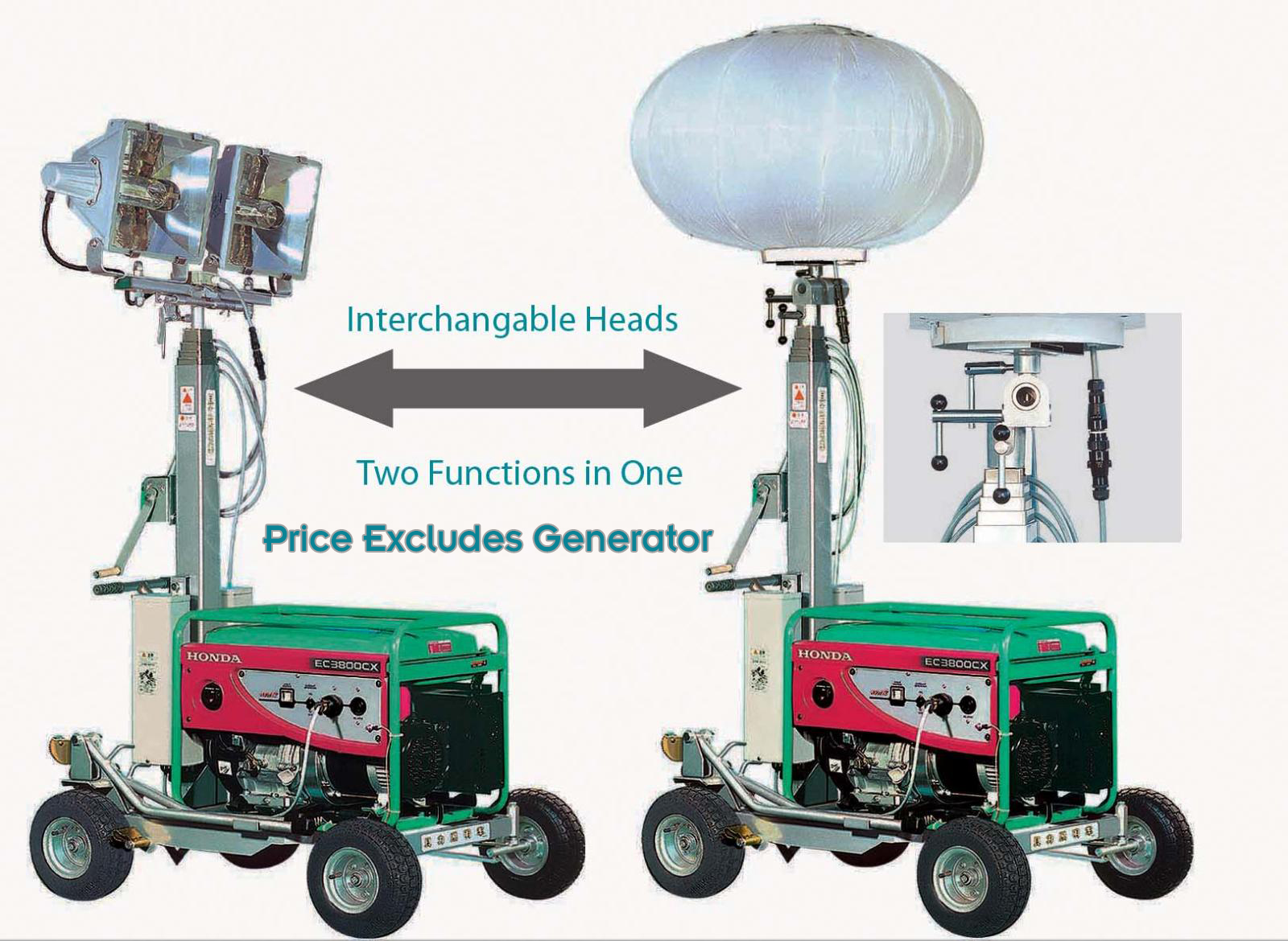 360º Interchangeable Light Towers