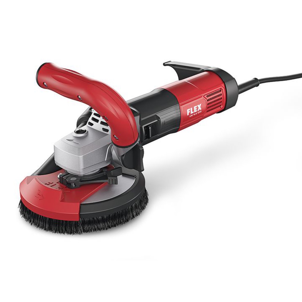 This hand held grinder kit comes with the Kit E-jet grinding disc. The grinder has a variable speed dial and can be us connected to a safety vacuum cleaner for dust-free edge grinding, 125 mm Available from Speedcrete, United Kingdom.
