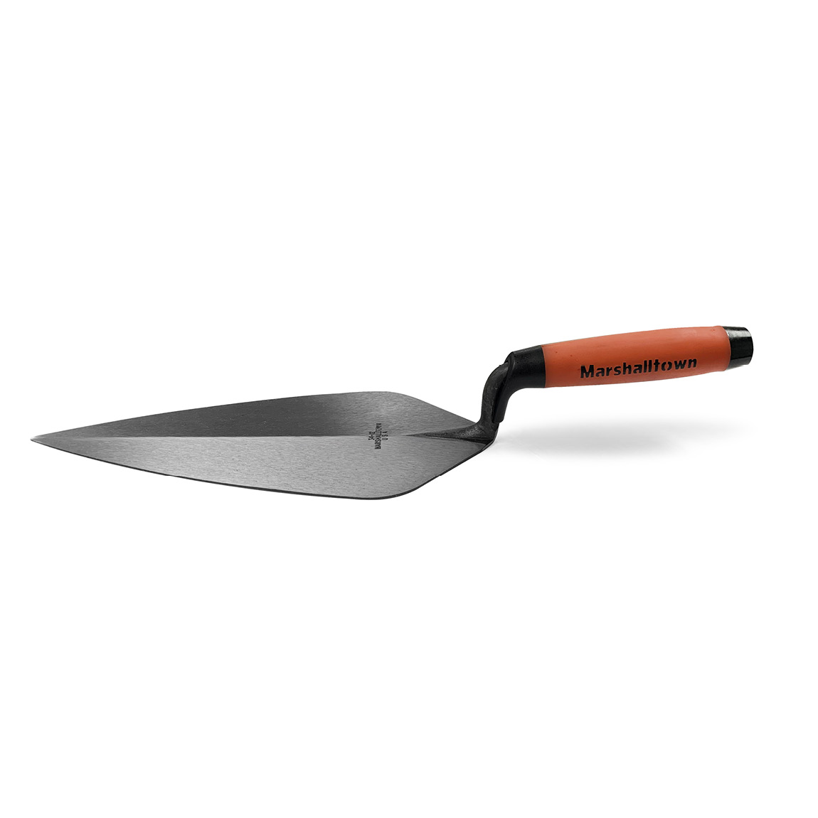 Marshalltown 11" Philadelphia Pattern Brick Trowel is forged from a single piece of high carbon steel and heat treated for strength. The new low lift handle is available from Speedcrete, United Kingdom.