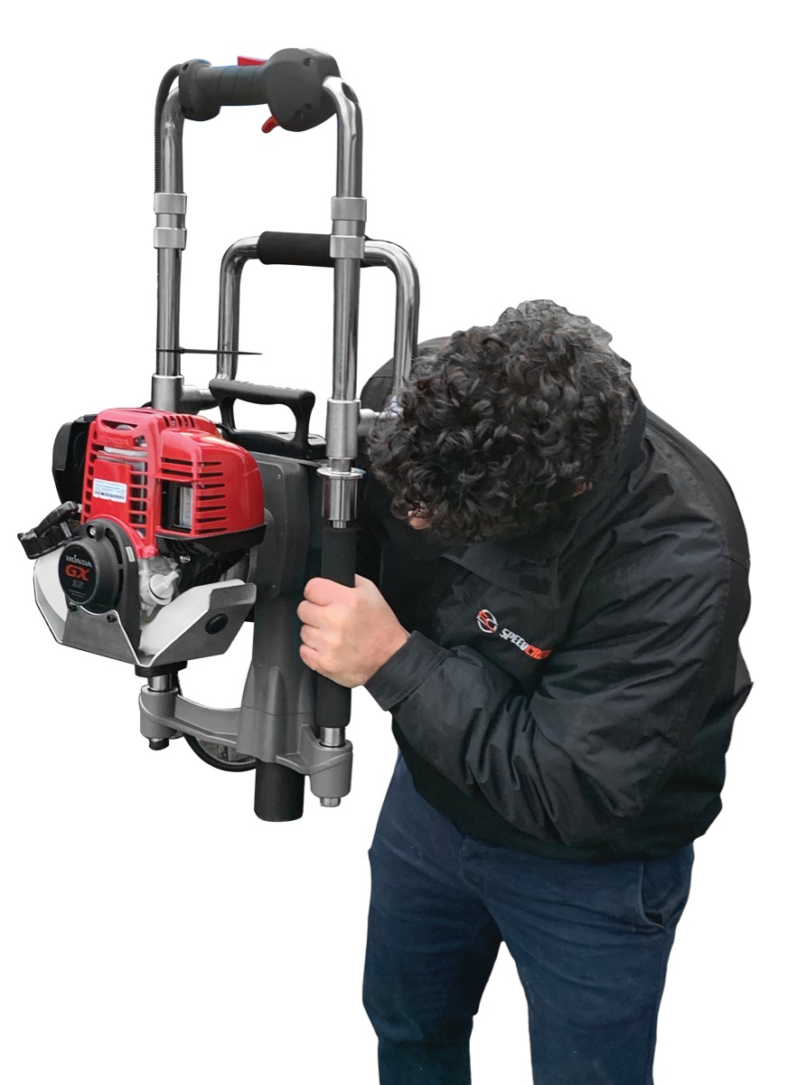 The Stake Driver Cart Kit is an all in one solution to placing form stakes and removing form stakes safely and efficiently. Available from Speedcrete, United Kingdom.