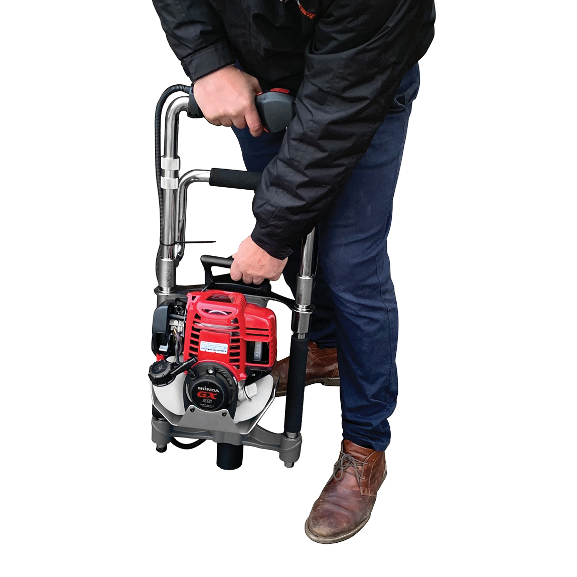 Hit the ground running with this stake planting pin pusher which will speed up your concrete form work set-up. Setting up your form work has never been easier, safer or faster. Available from Speedcrete, United Kingdom.