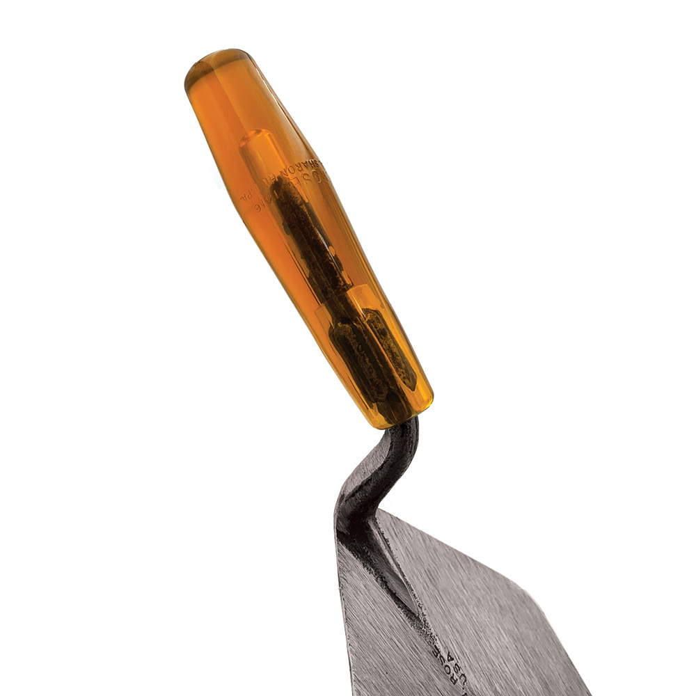 Plastic handle narrow trowels from W.rose, these professional brick trowels are masonry quality forged steel. Available from Speedcrete, United Kingdom.