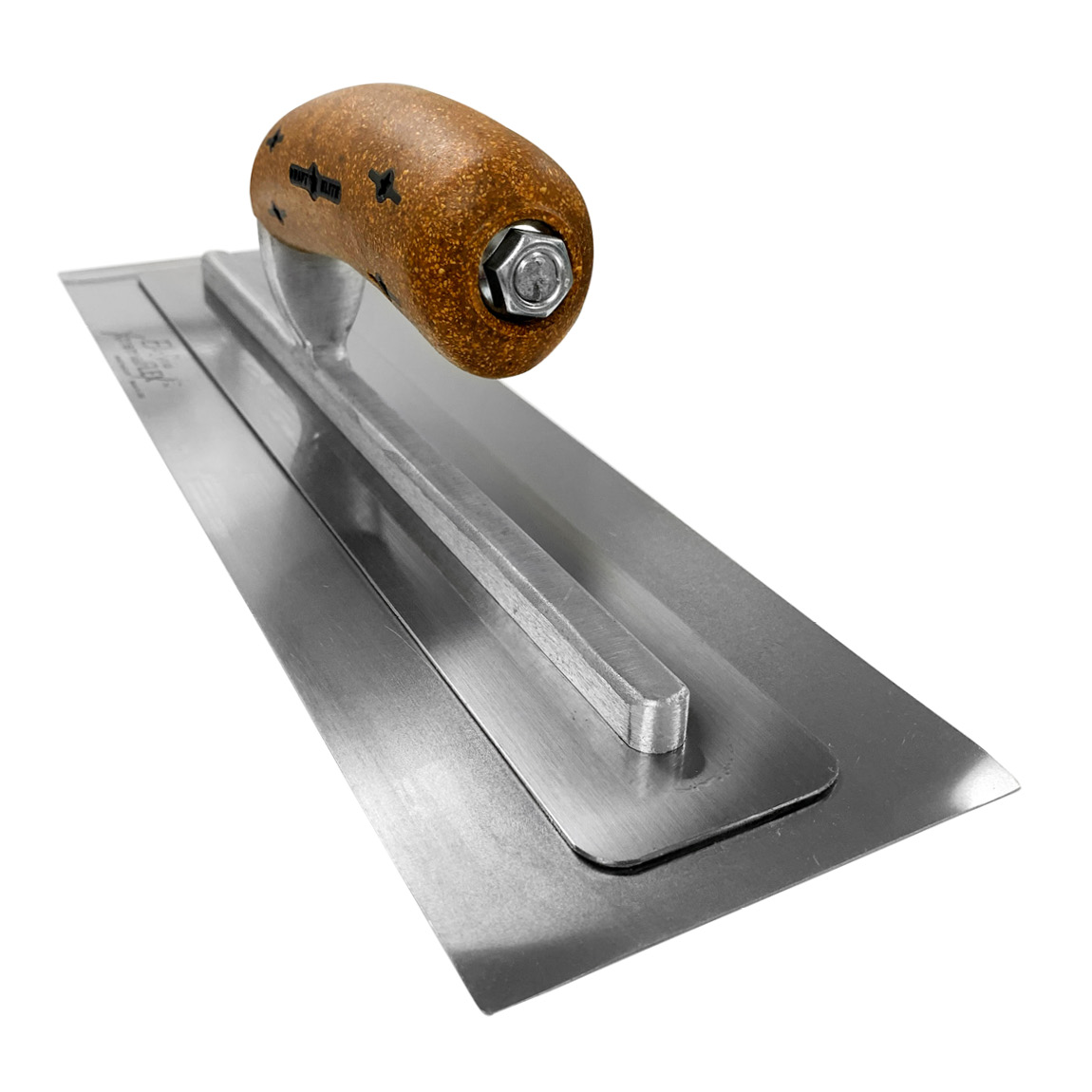 14" x 4" Elite Series Five Star™ XtremeFLEX™ Stainless Steel Trowel with Cork Handle. This professional level plastering trowel is made Machined edge provides a superior finish. A high-strength, lightweight cast aluminium mounting stands up to the rigours