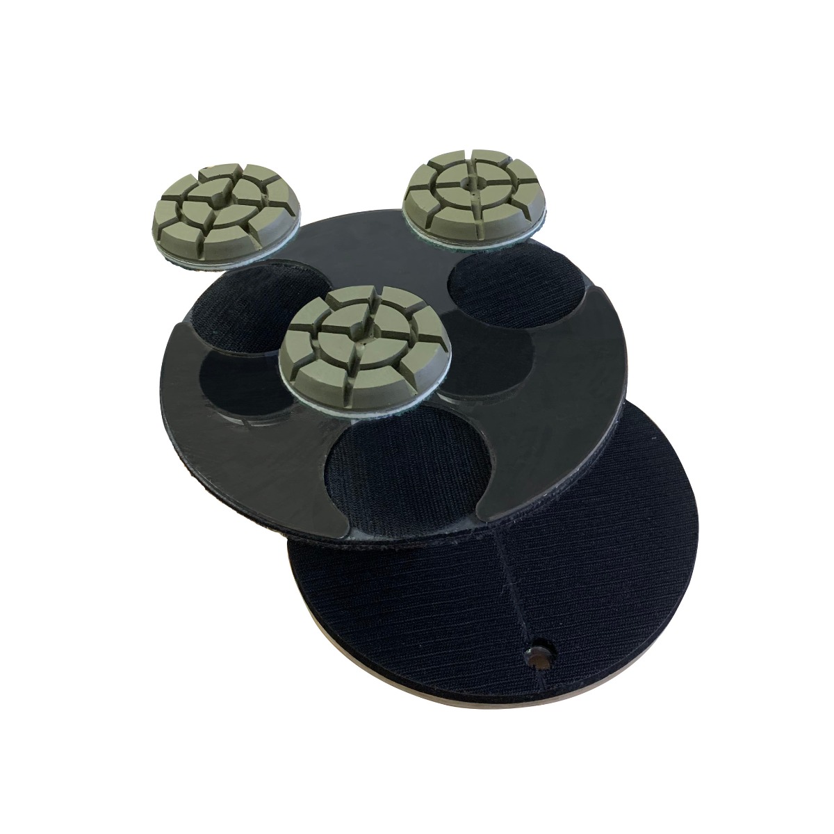 The Grind N Shine Velcro Shield protects the velcro tool holder attached to your concrete grinding machine. This is a useful tool when using resin diamond pucks.