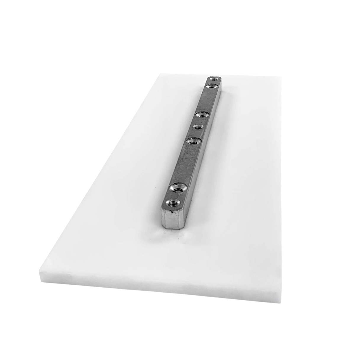 These polypropylene blades measure 6" x 14" and will fit 36" pedestrian and ride-on concrete finishing trowels. Available from Speedcrete, United Kingdom.