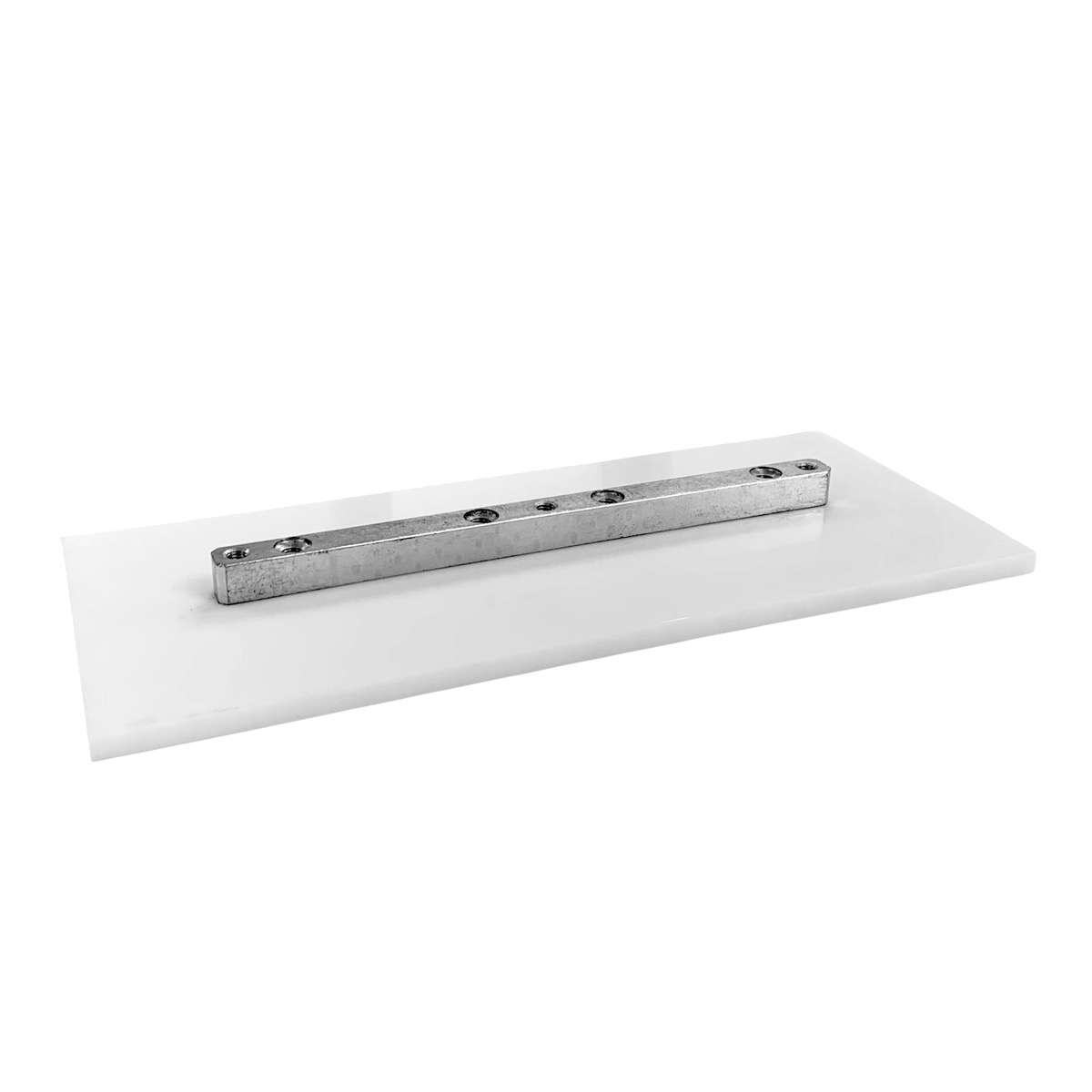 These polypropylene blades measure 6" x 14" and will fit 36" pedestrian and ride-on concrete finishing trowels. Available from Speedcrete, United Kingdom.