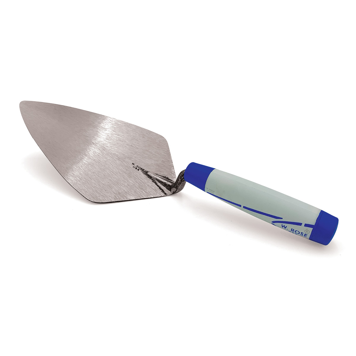 Wide London brick trowel from W.Rose c/w Proform handle. various sizes available. The blade and shank are forged from a single piece of uniquely formulated carbon steel for extra toughness and consistency. Available from Speedcrete, United Kingdom.
