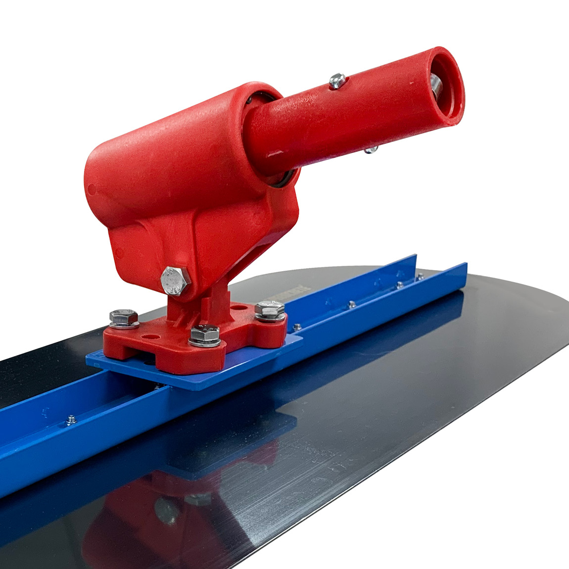 For a concrete professional the Knucklehead Gearbox can be connected to most concrete finishing bullfloats, this is an essential tool which allows the float blade to be tilted onto the correct angle when finishing concrete surfaces. This is the lightweigh