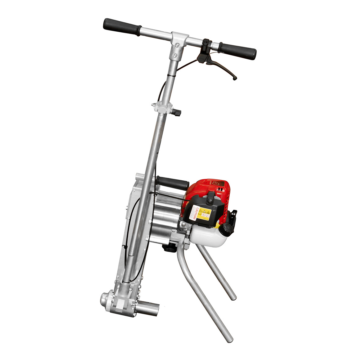 The RT6 Roller Striker connects to a tube which allows operatives to level concrete across form work. This mechanically driven rotoscreed comes with a 6m tube which has a 4.5" diameter. Available to hire or purchase from Speedcrete, United Kingdom.