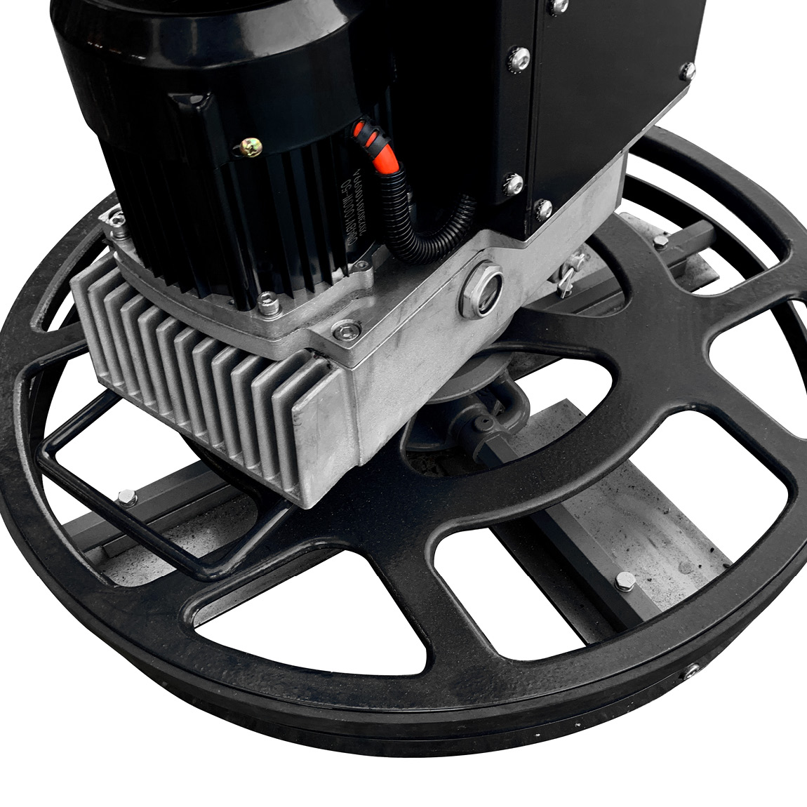 The new battery powered edging trowel available in the United Kingdom via Speedcrete. These walk-behind concrete finishing edgers are used in environments where fumes and high noise levels need to be a safety consideration. 
